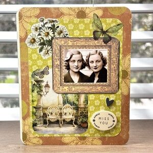 Handmade Miss You Greeting Card